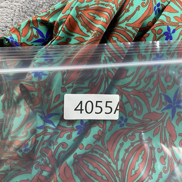 Rachel Rachel Roy Sleeveless Romper Womens Medium Green Floral Print - Picture 14 of 14